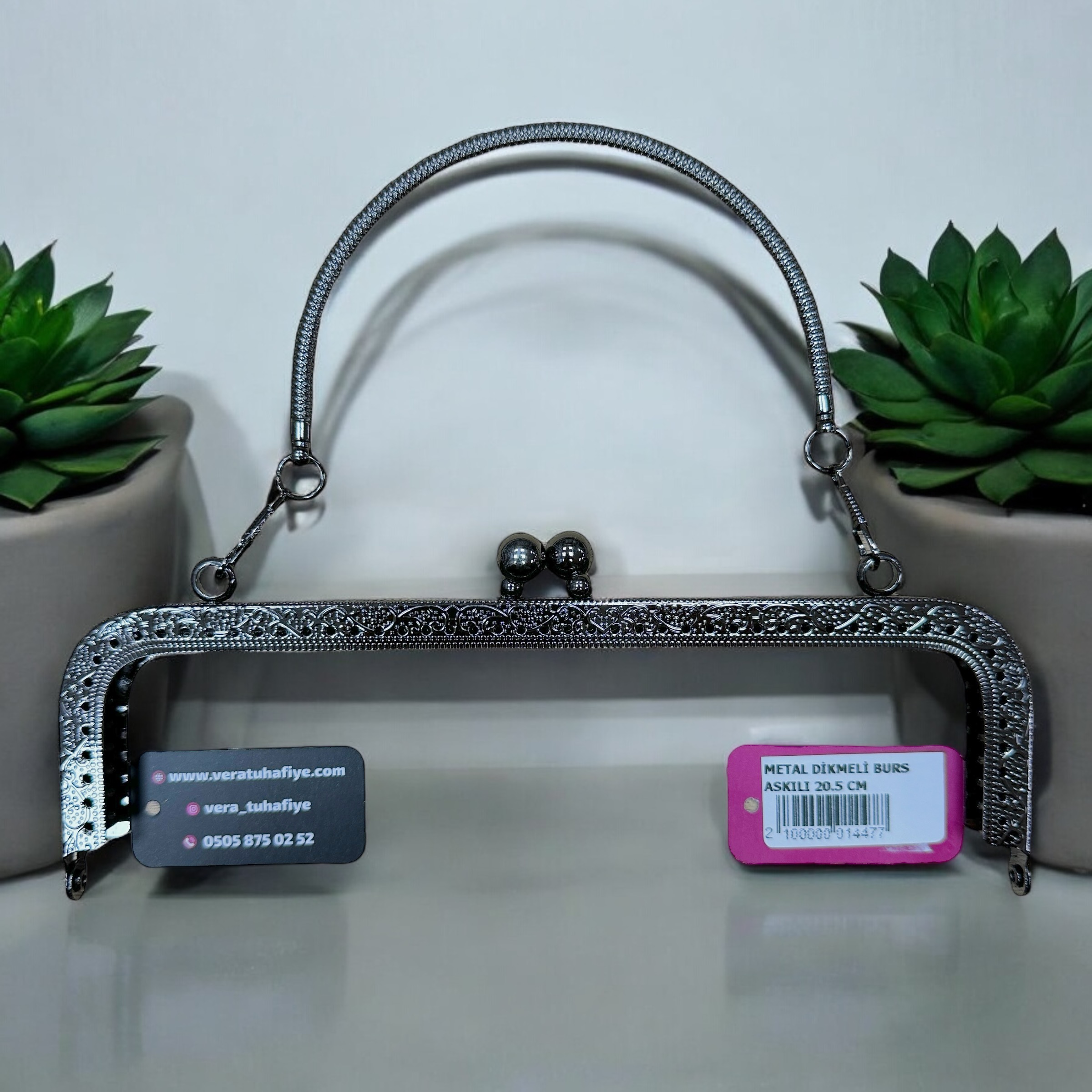 20.5 CM TUTMALI BURS GÜMÜŞ